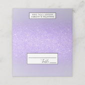 paars ombre glitter lila pastelkleurblok (Buitenkant ongevouwen)