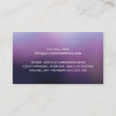 Paars Ombre noteerde Stamp Loan Signing Agent Visitekaartje (Achterkant)