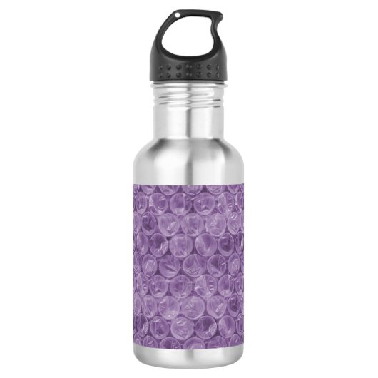 Paars omhullingspatroon waterfles  (Voorkant)