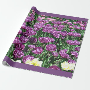 Paars omslagpapier cadeaupapier