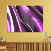 paars omwikkelde doek canvas afdruk (Insitu (Woonkamer))