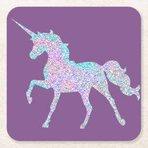 Paars Onderzetter Unicorn