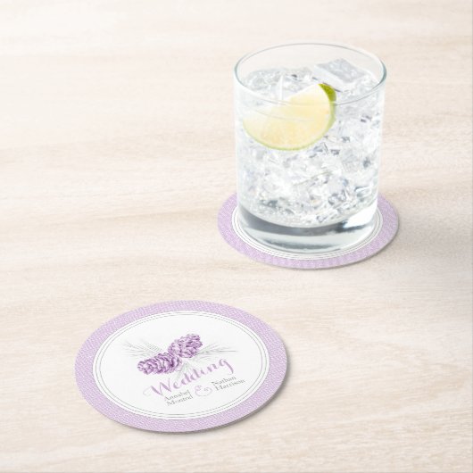 Paars onderzetters voor weddenschap met een winter (Insitu)