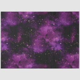 Paars ontwerp van de galaxreeks 1 tissuepapier