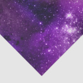 Paars ontwerp van de galaxreeks 3 tissuepapier (Detail)