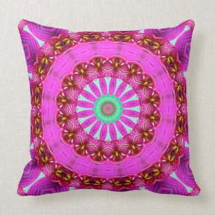 Paars Orchid Abstract Mandala nr. 2 Sierkussen