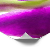 Paars Orchid Poster (Hoek)