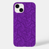 Paars Paisley Case-Mate iPhone Case (Achterkant)