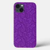 Paars Paisley Case-Mate iPhone Case (Achterkant)