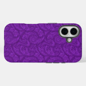 Paars Paisley Case-Mate iPhone Case (Achterkant (horizontaal))