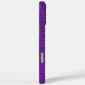 Paars Paisley Case-Mate iPhone Case (Achterkant / Rechts)