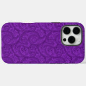 Paars Paisley Case-Mate iPhone Case (Achterkant (horizontaal))