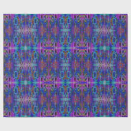 Paars Paisley Pattern Cadeaupapier