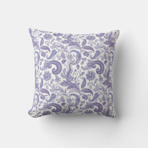 Paars Paisley Pattern Kussen