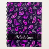  Paars Paisley Planner (Voorkant)