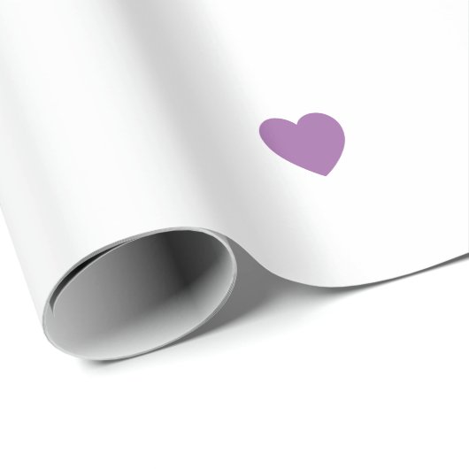 Paars papier voor het oppakken van harten (Rol Hoek)