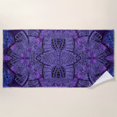 Paars Paradise Strandlaken (Voorkant)