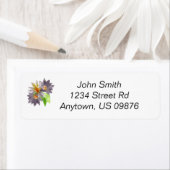 Paars Passielabel Etiket (Insitu)