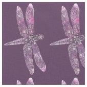 Paars Patina: Dragonfly Stof (Close Up)
