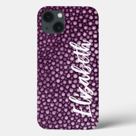 Paars patroon iPhone 13 hoesje