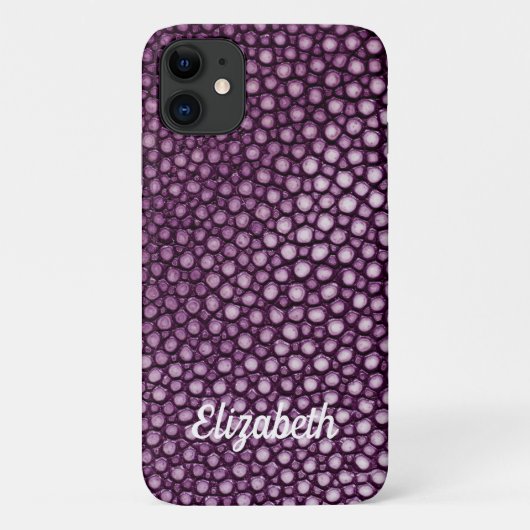 Paars patroon Case-Mate iPhone case (Achterkant)