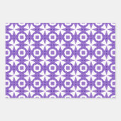 Paars patroon inpakpapier vel (Voorkant 2)