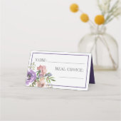 Paars Peach Wedding Meal Choice Spring (Voorkant)