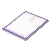 Paars persoonlijk | Van de bureau van de blocnote (Gedraaid)