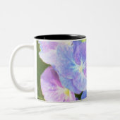 Paars pet hydrangeas mok (Links)