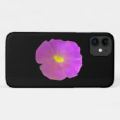 Paars Petunia iPhone 3 Case (Achterkant (horizontaal))