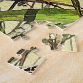 Paars Petunias Closeup Legpuzzel (Zijkant)