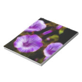 Paars Petunias Notitieblok (Gedraaid)