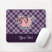 Paars Pig Muismat (Met muis)