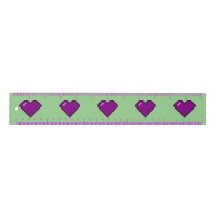 Paars Pixel Heart Pattern