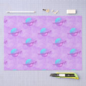 Paars Planet Tissuepapier (Craft)
