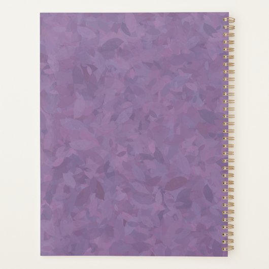 Paars Planner (Achterkant)