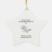 Paars Pleaserster Ornament (Achterkant)