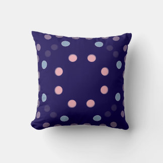 Paars Polka Dot Pillow Kussen