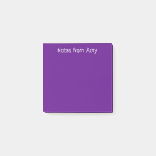 Paars Post-it® Notes (Voorkant)