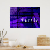 Paars Poster (Keuken)
