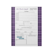 Paars Pset 5 en 1 Notitieblok (Gedraaid)