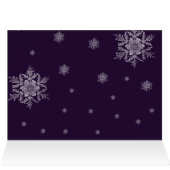 Paars rendierlijk Wenskaart (Binnen Horizontaal (Boven))