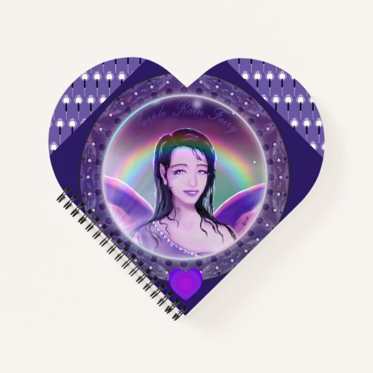 Paars Rijnfee Notitieboek (Voorkant)