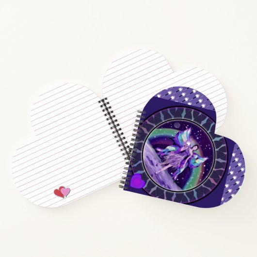 Paars Rijnfee Notitieboek (Binnen)