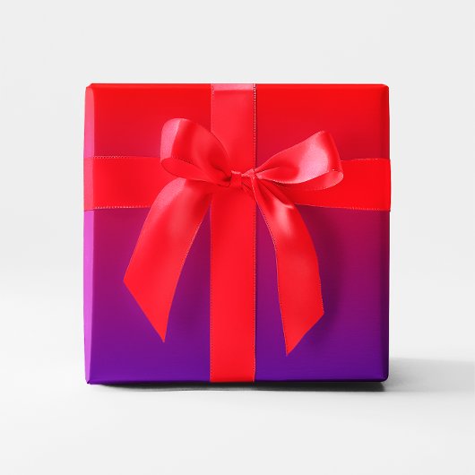 Paars Rode Gradiënt Cadeaupapier