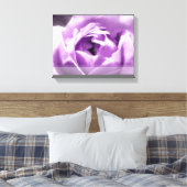 Paars Roos Canvas Afdruk (Insitu (Slaapkamer))