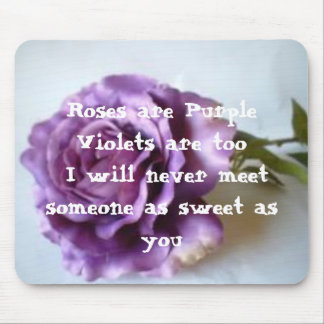 Paars Roos gedicht Muismat