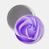 Paars Roos Magnet Magneet (Voorkant / Achterkant)