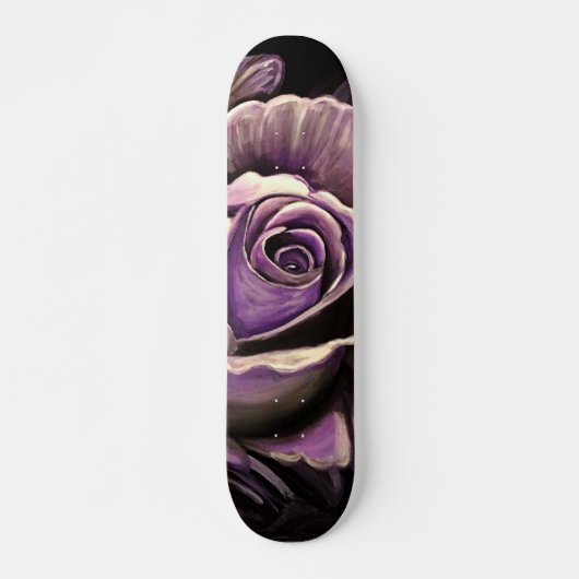 Paars Roos Skateboard (Voorkant)