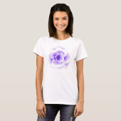 Paars Roos T-shirt (Voorkant volledig)